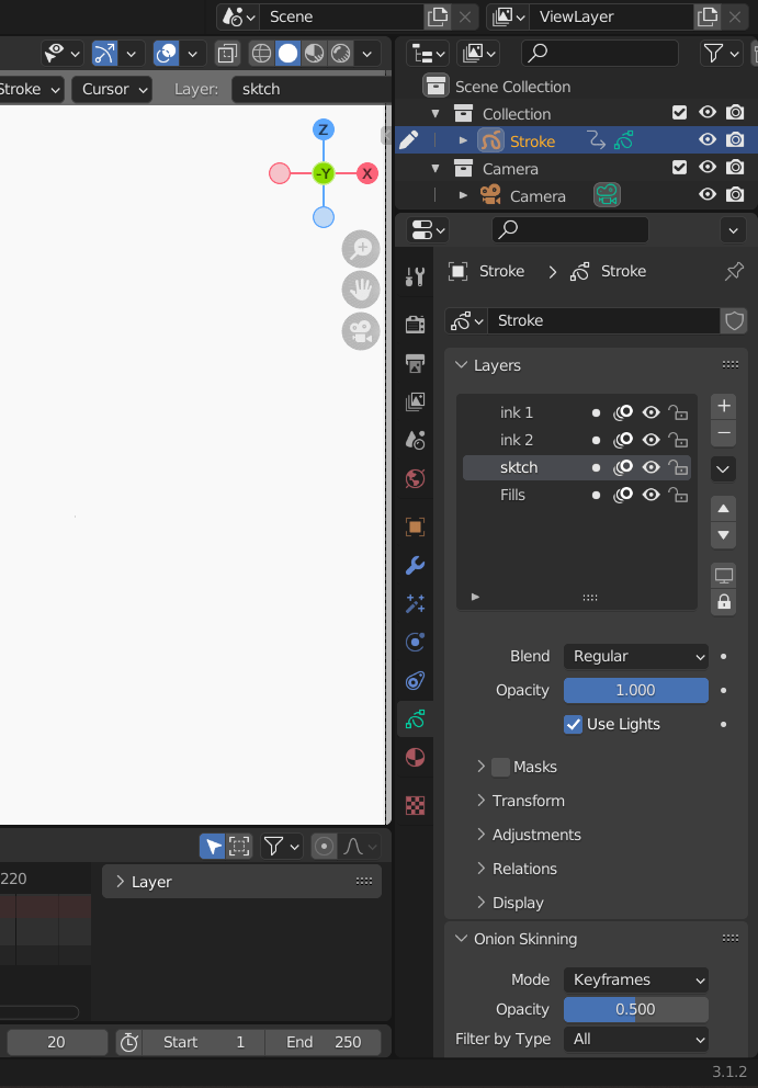 2d Layers and keyframes not showing in Summary Blender Stack Exchange