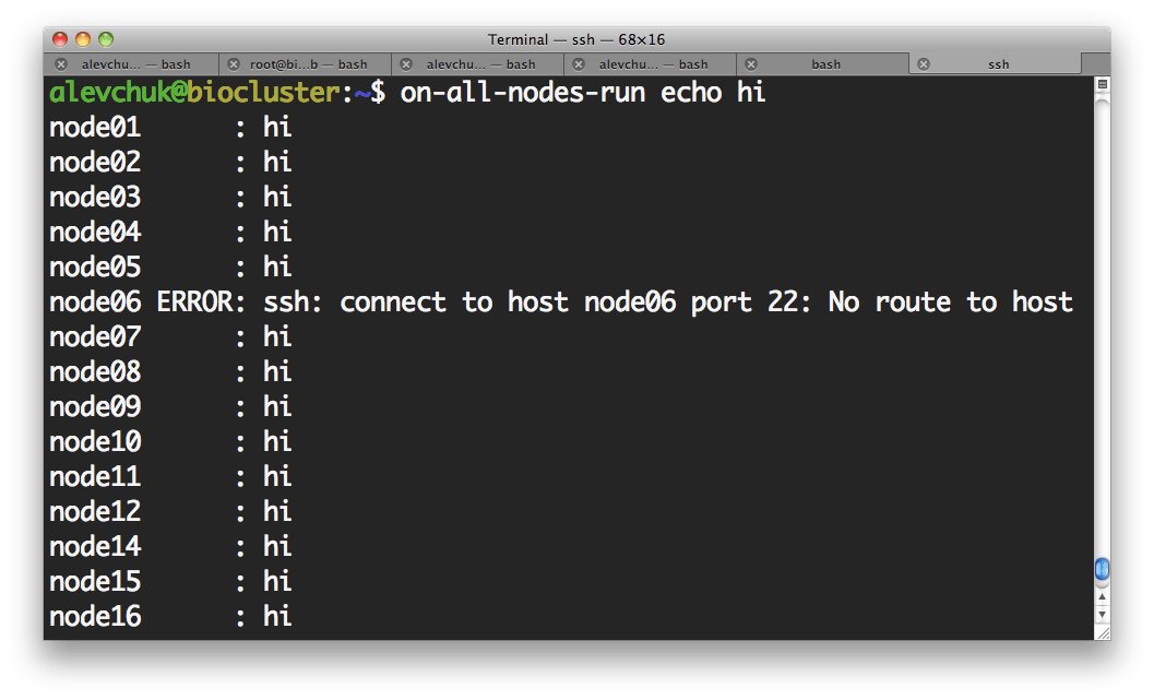 multithreading Ruby script onallnodesrun not only for teaching