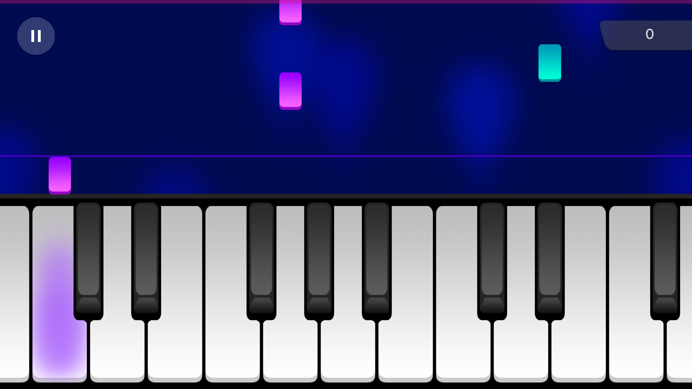 game Piano falling items animations swift/iOS Software