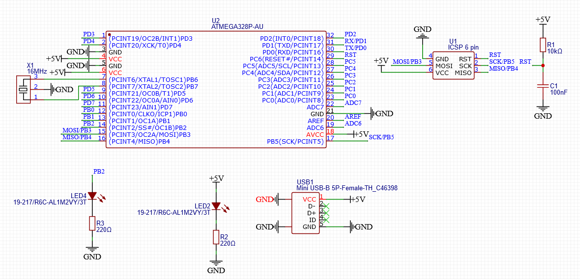 microcontroller - Standalone ATmega328p not working - Electrical