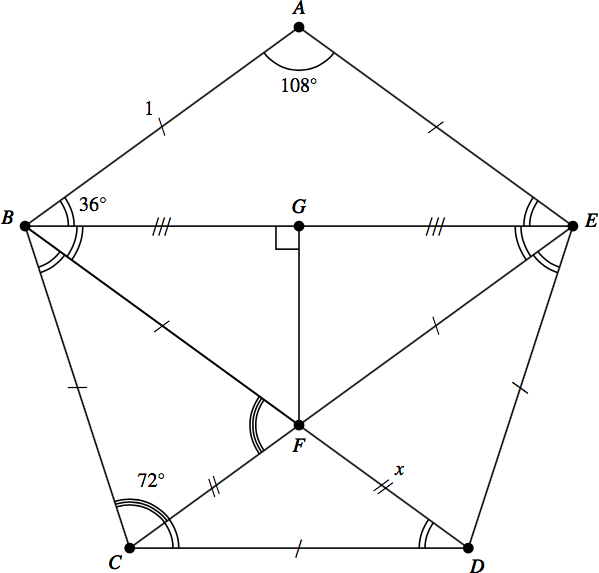 trigonometry Exact value for \cos 36° Mathematics Stack Exchange