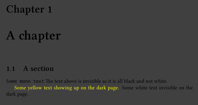 xetex How do I get fontspec to work with text color