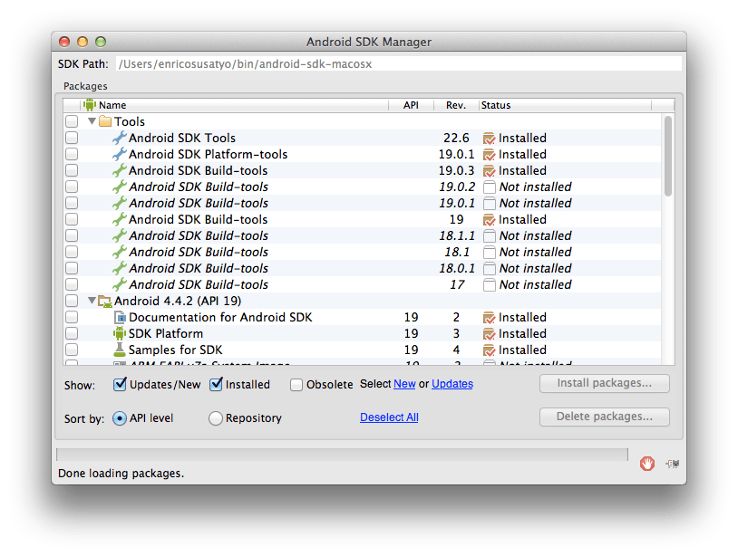 Why is my sbt not seeing the Android build tools? Stack Overflow