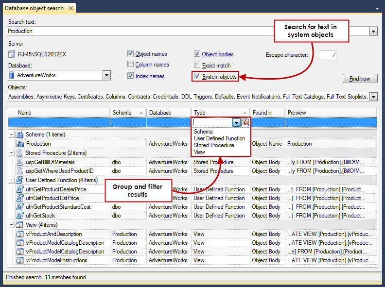 sql server How do I find a stored procedure containing ? Stack Overflow