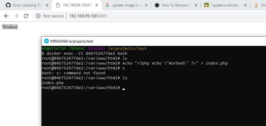 Docker toolbox volume mounting not working on windows 10 Stack Overflow