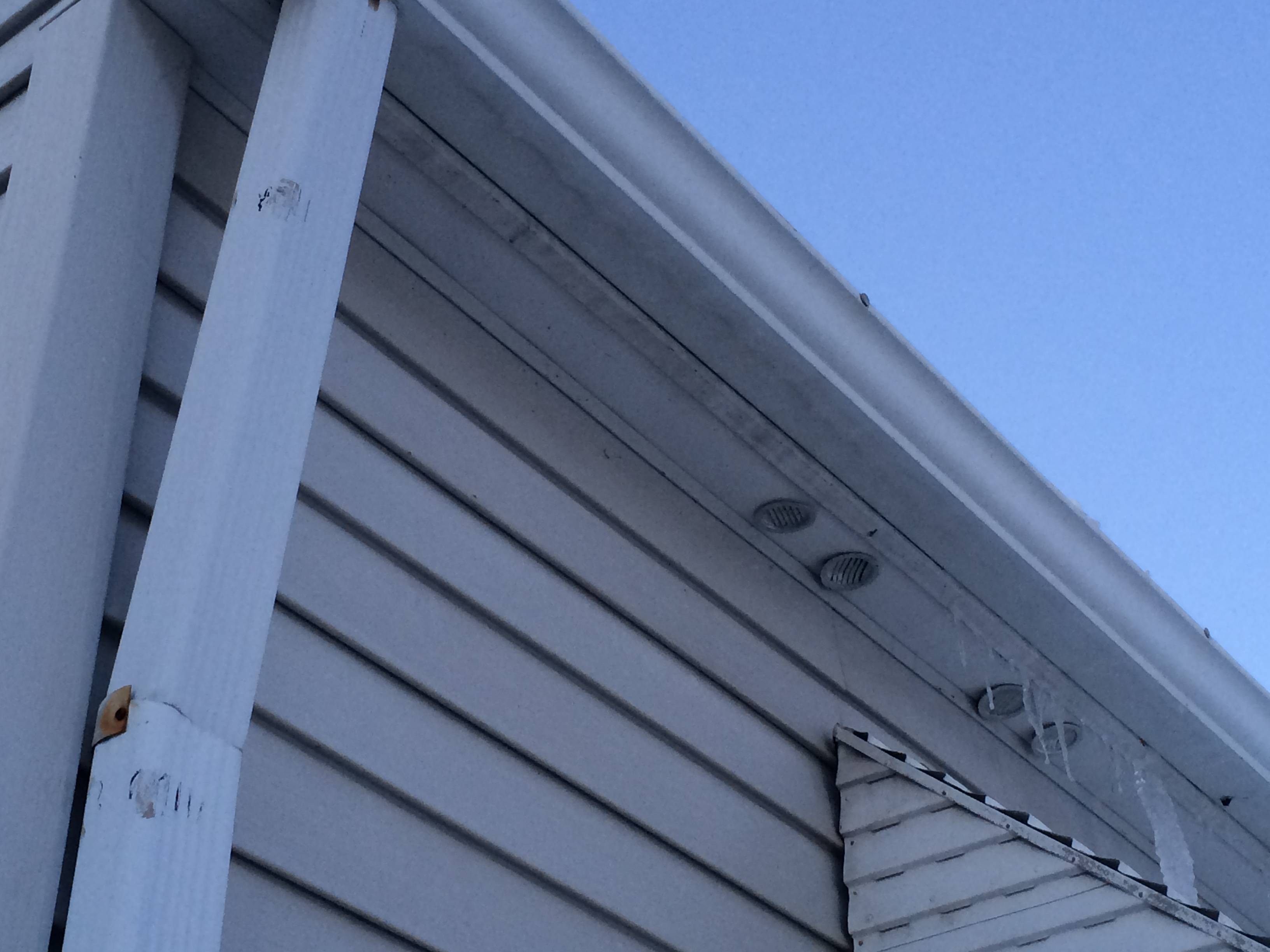 ventilation How to remove narrow metal soffit Home Improvement