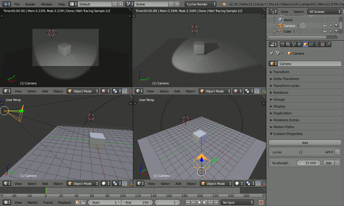 scripting change and update Spot Size when camera lens change