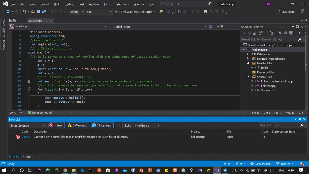 c++ I can't open a source file while the source file location is