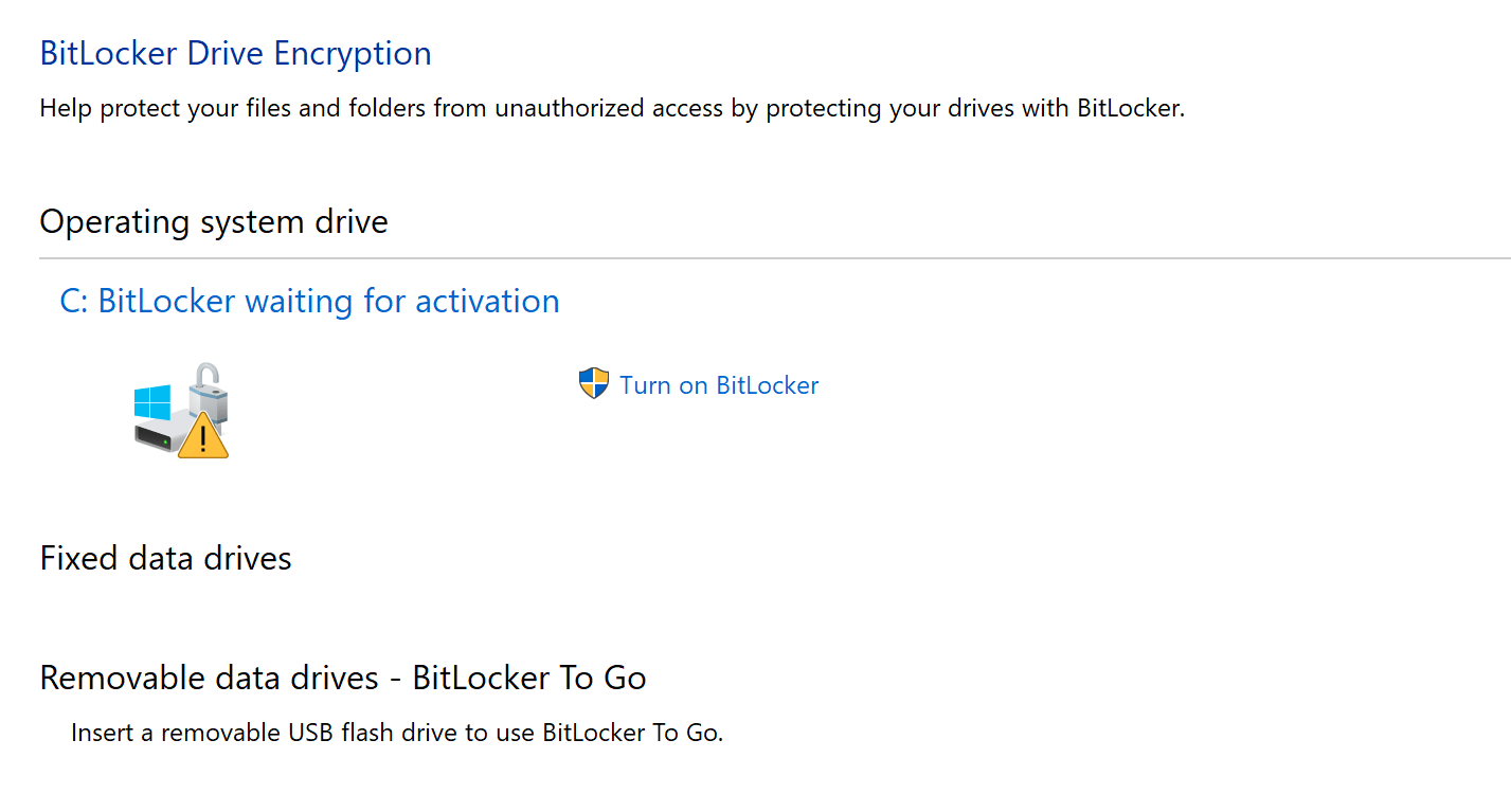windows 10 How to turn bitlocker off on Surface Book Super User
