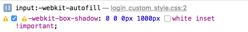 javascript How to change Safari autofill yellow background color