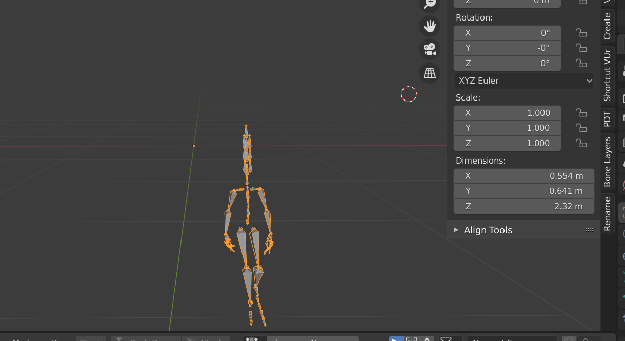 objects Why Applying scale to my armature moves its position