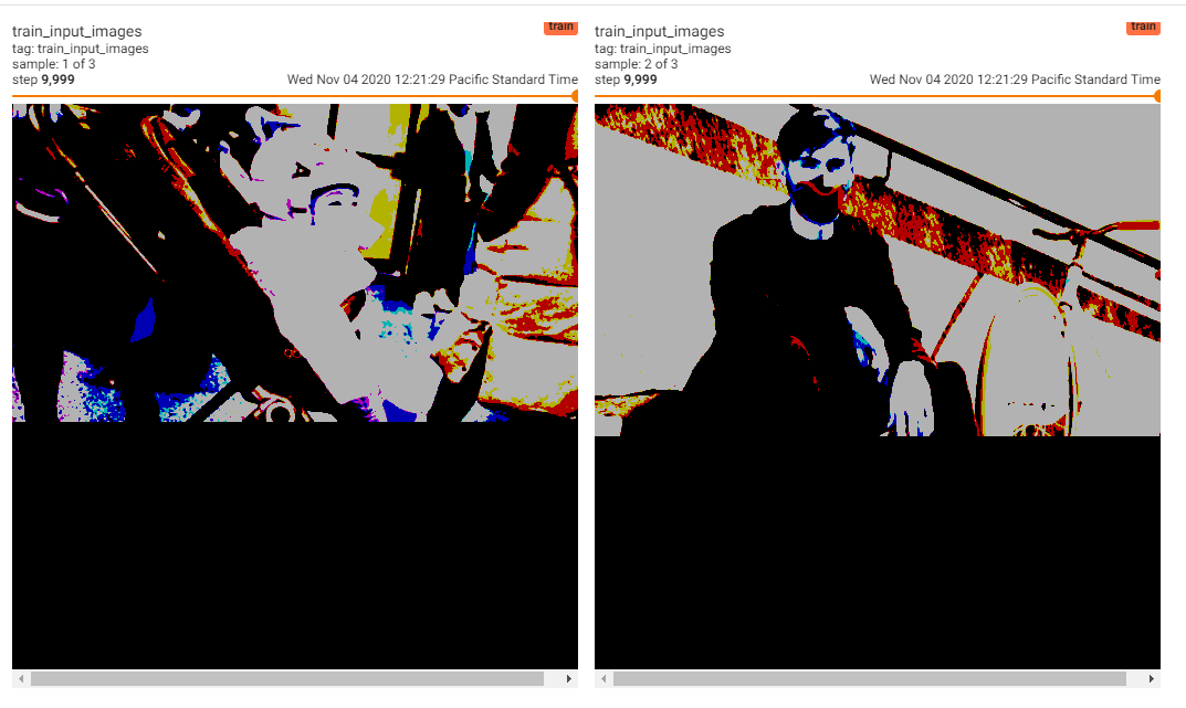 computer vision Tensorflow Object Detection API Corrupted training