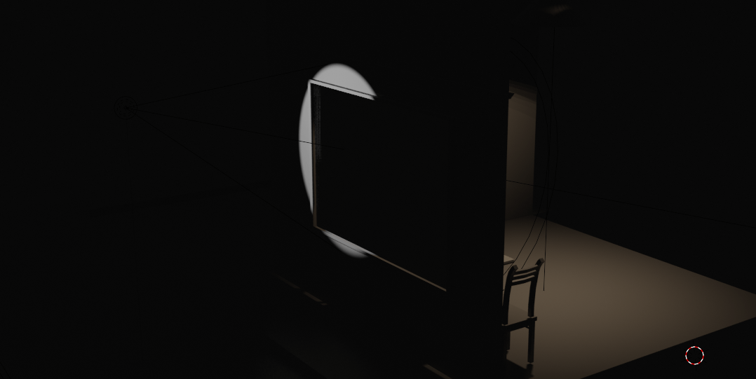 node editor Why does my light source not pass through my glass