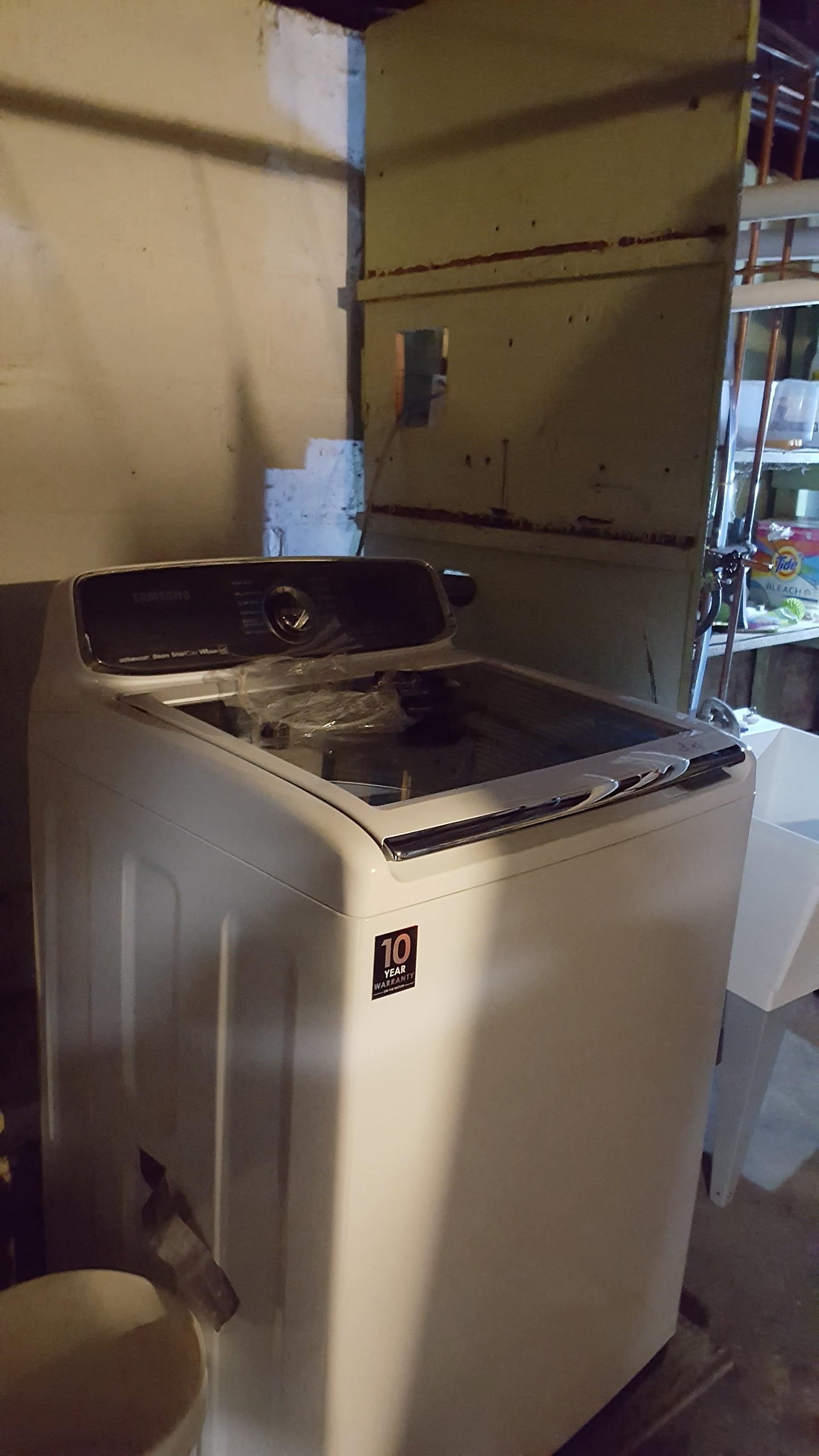 plumbing How can I extend this clothes washer drain pipe to reach the