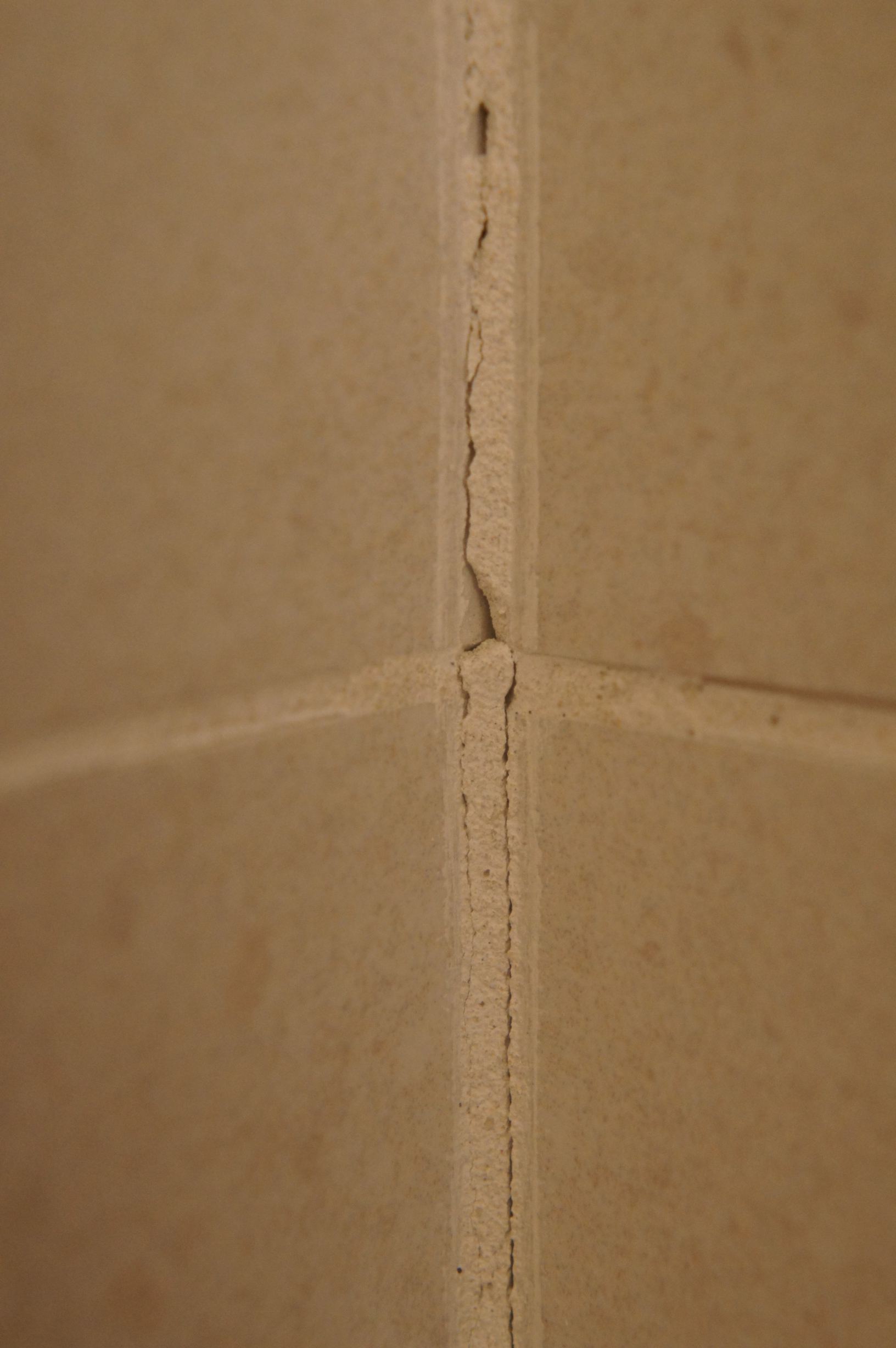 Bathroom Grout Cracking Home Improvement Stack Exchange