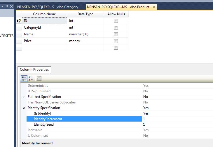 Identity_insert Sql