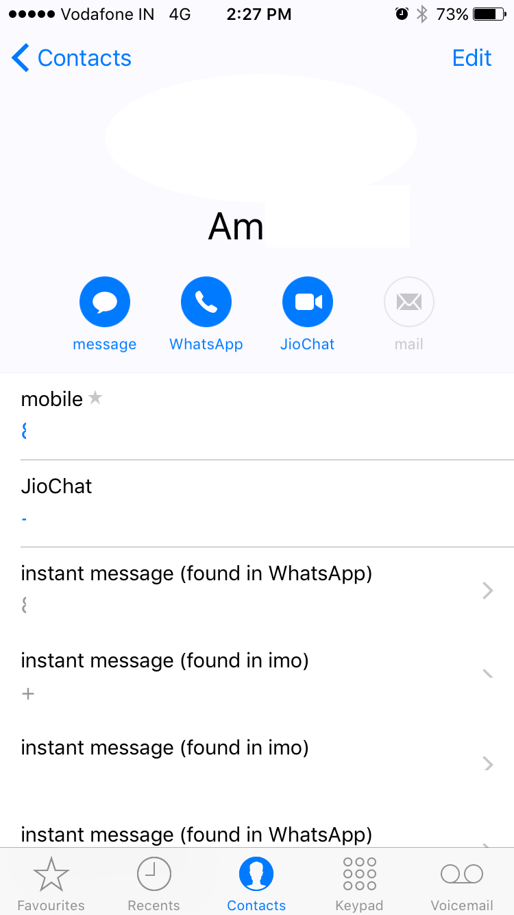 ios How iPhone Contact app detect user has number linked to WhatsApp? Stack Overflow