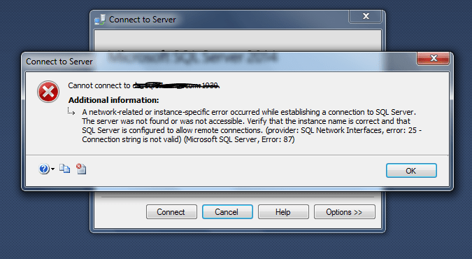 Can not connect to SQL Server Management Studio Stack Overflow