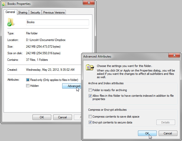 security Is there a way I can password protect a dropbox directory on