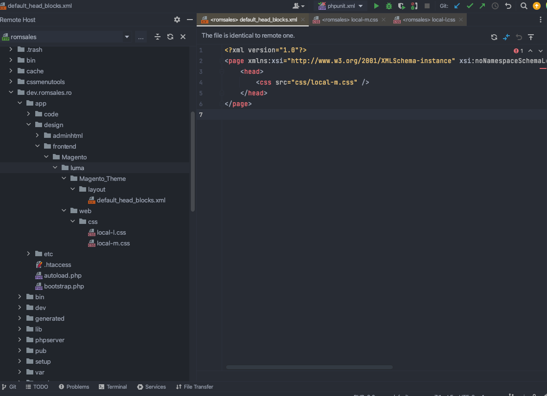 I can’t add custom css file Magento Cloud Hosting