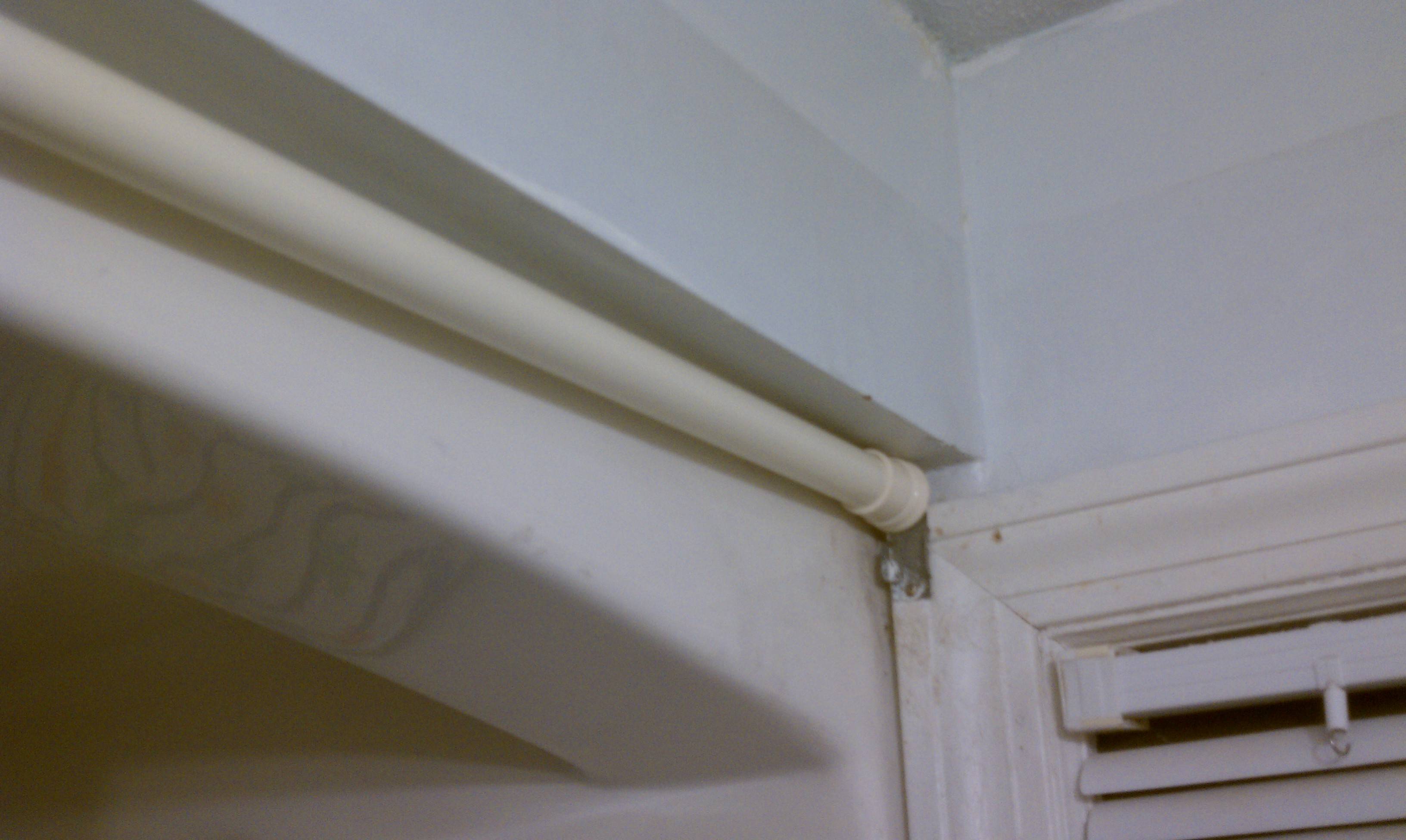 bathroom ceiling mount shower curtain rod Home Improvement Stack Exchange