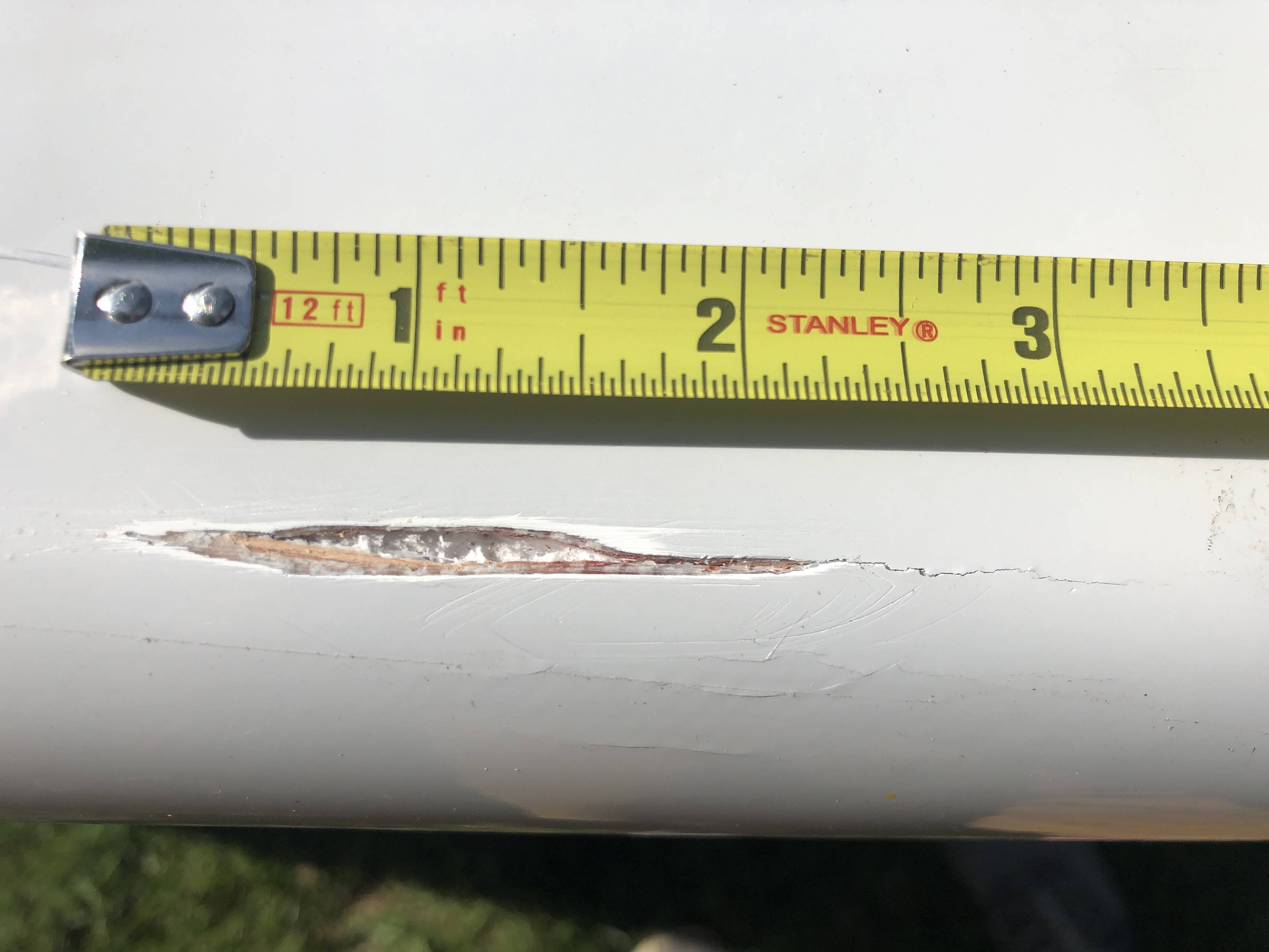 Repairing damaged fiberglass Home Improvement