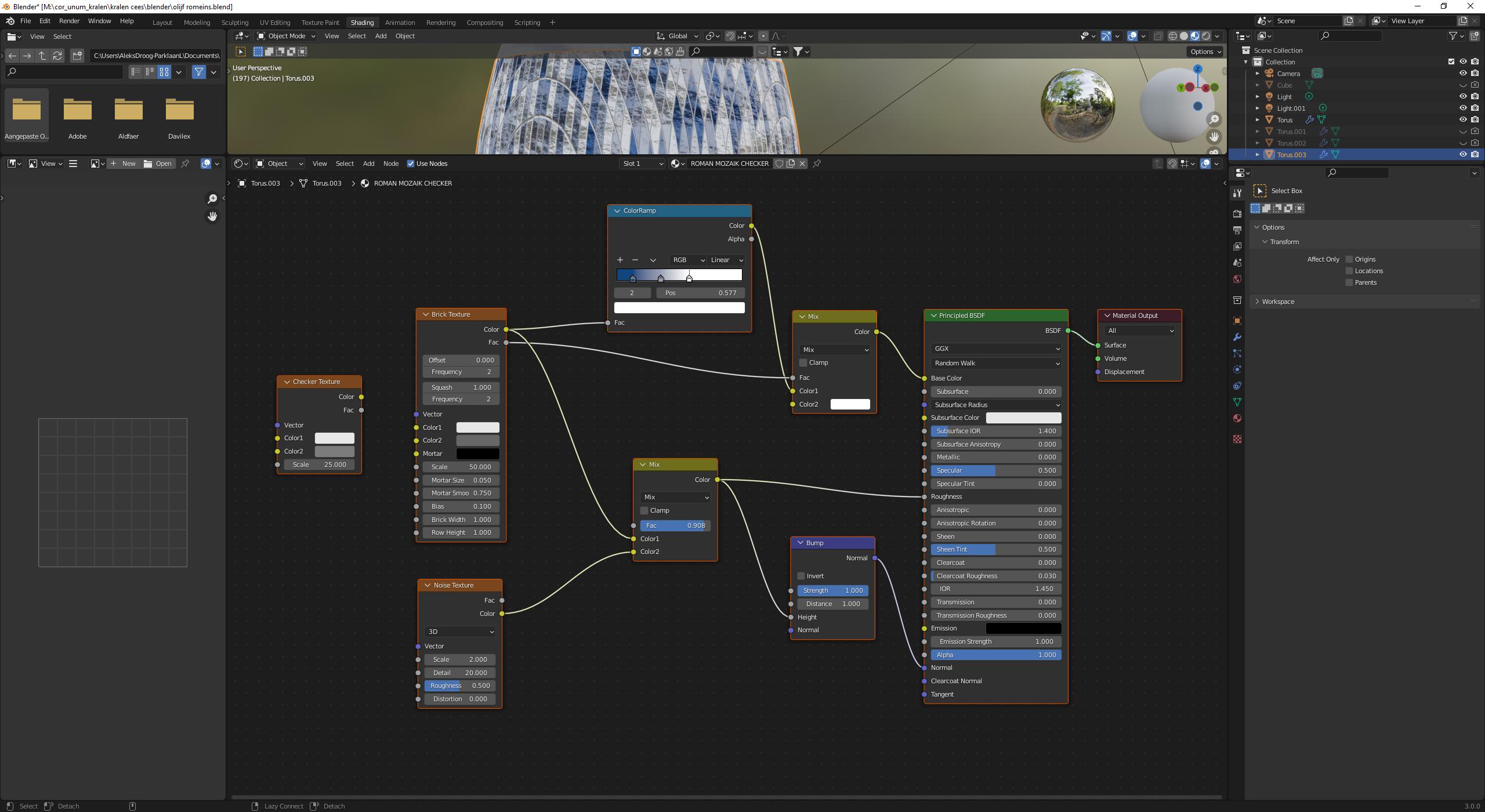 shaders checkers pattern Blender Stack Exchange