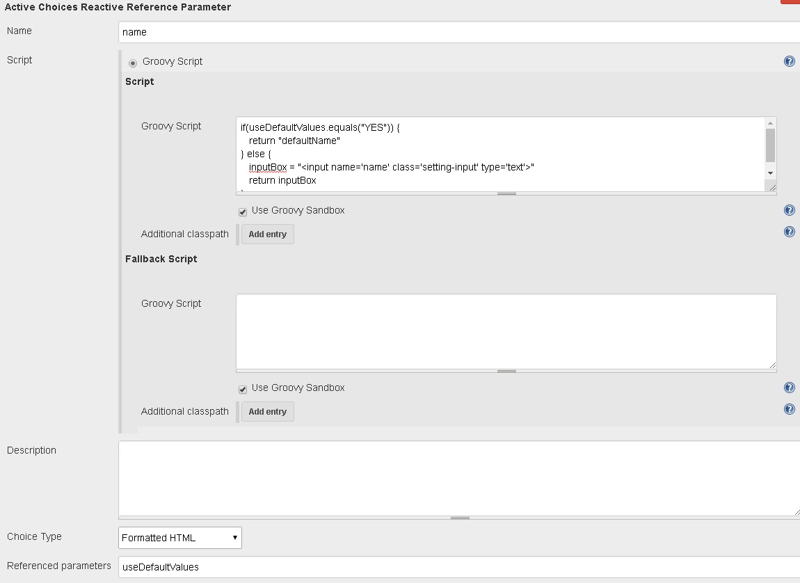 jenkins Building project with Active Choice Reactive Reference