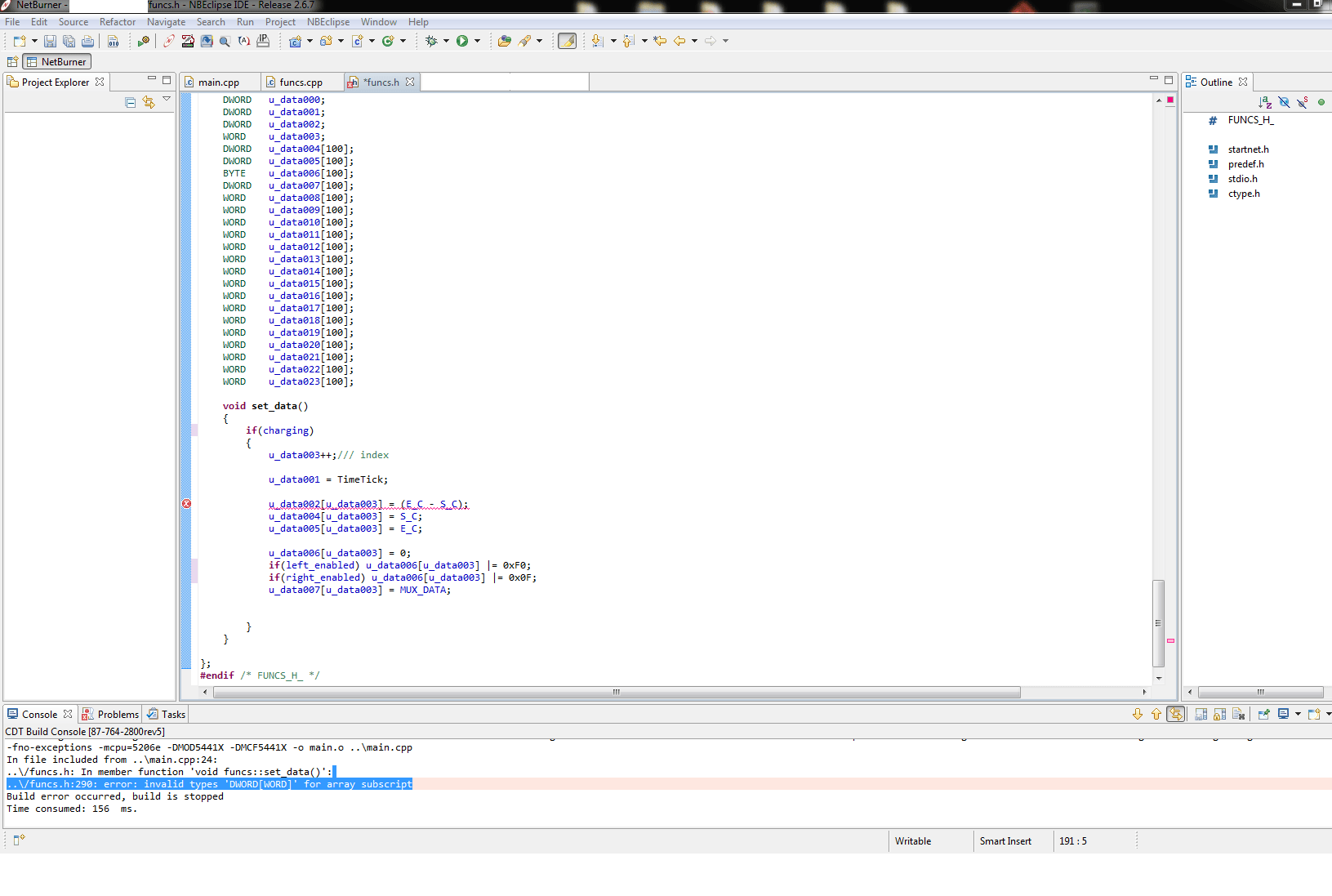 c++ Invalid types WORD[int] for array subscript Stack Overflow