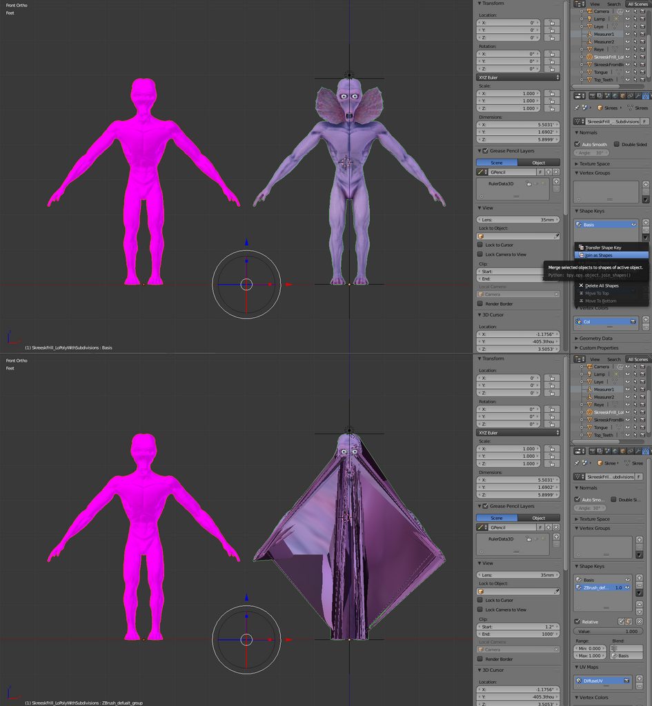 export "Join as Shape" error when trying to import a file for shape