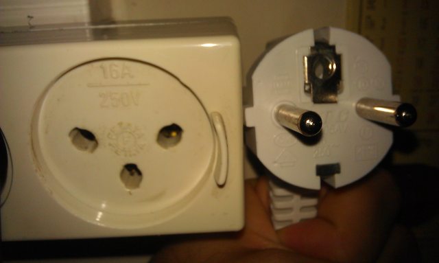 appliances How to use grounded European plug of coffee maker