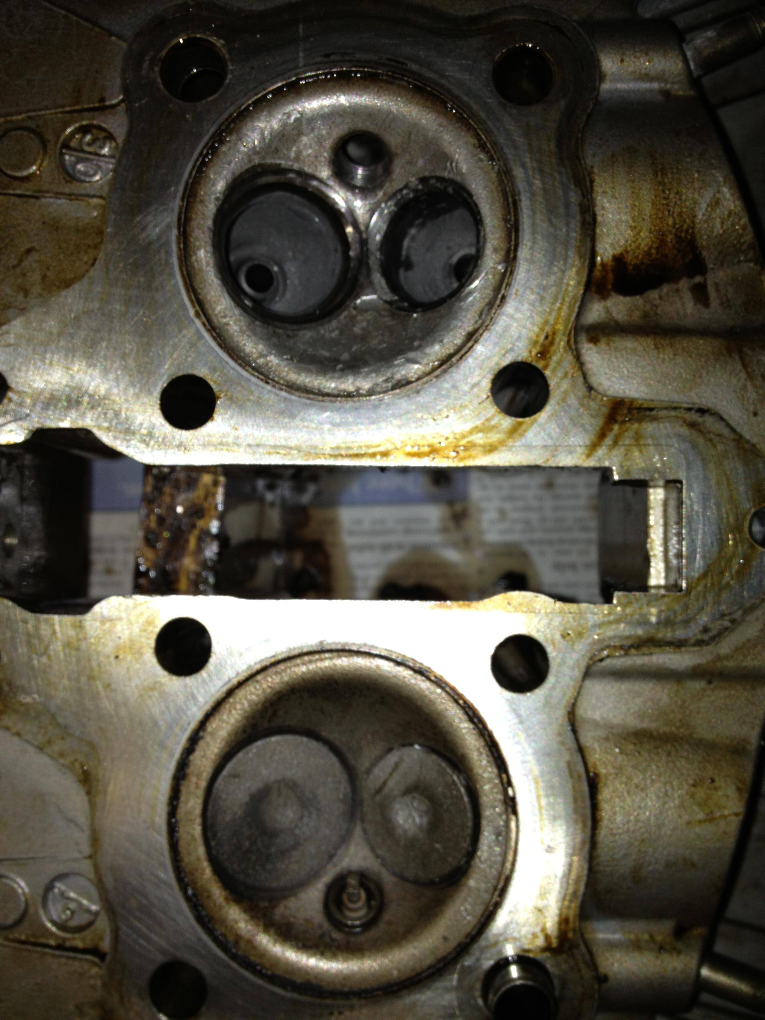 honda How do I handle scarring on a cylinder head? Motor Vehicle