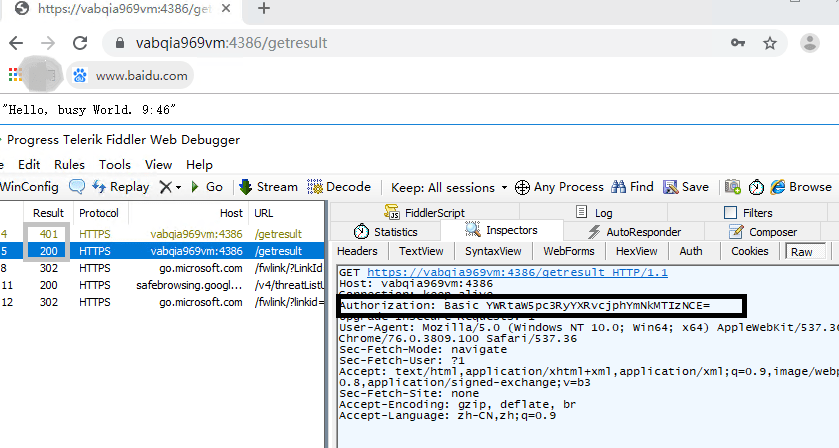 c Cannot process the message because the content type 'application