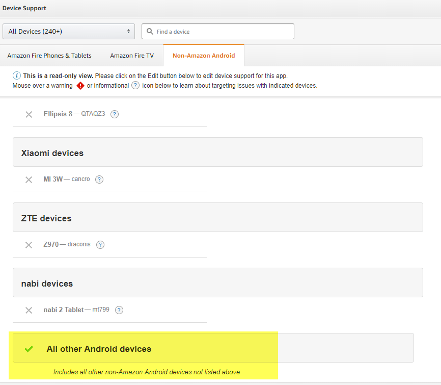 App not compatible Amazon App Store Stack Overflow