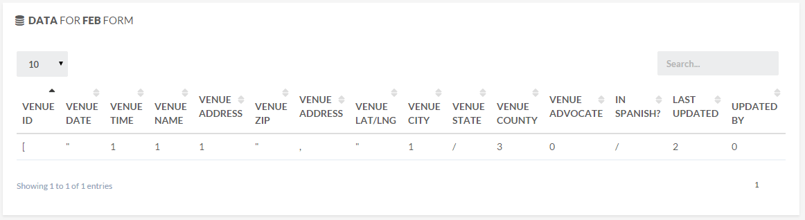 jquery outputting javascript array/object for