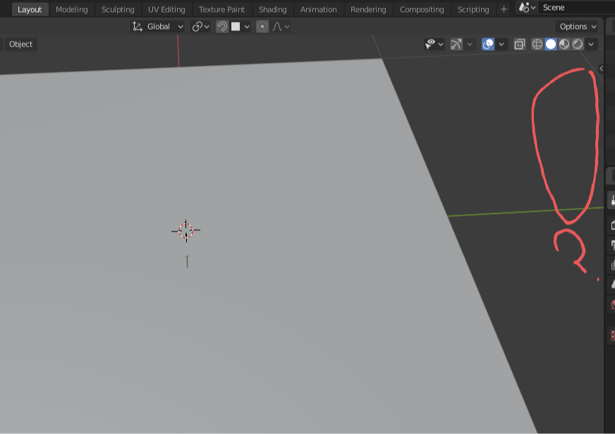 3d view Disappearance of 3D axis from viewport Blender Stack Exchange