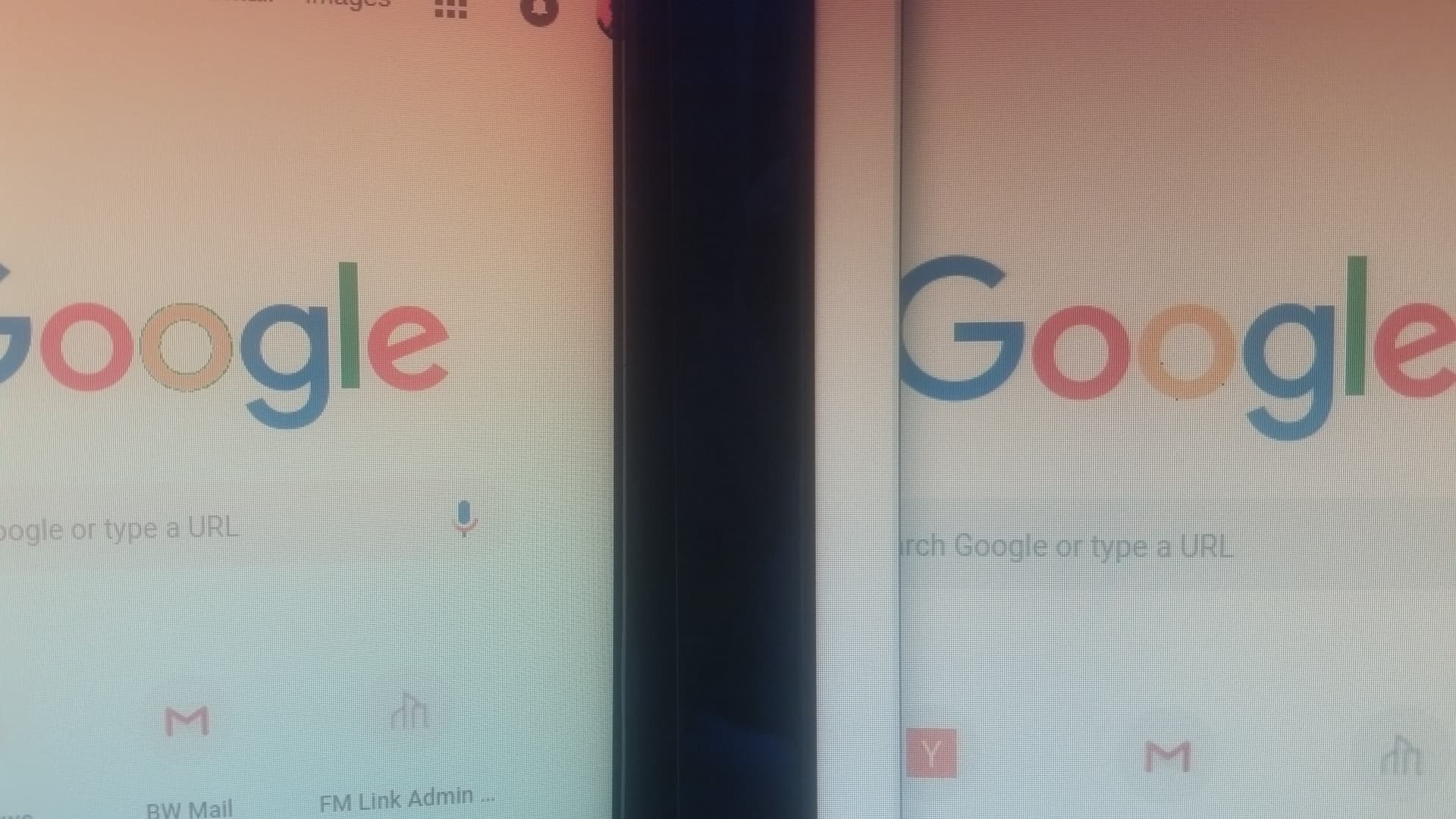 Google Chrome Rendering Yellow Fonts with Green Border on HDMI Screen