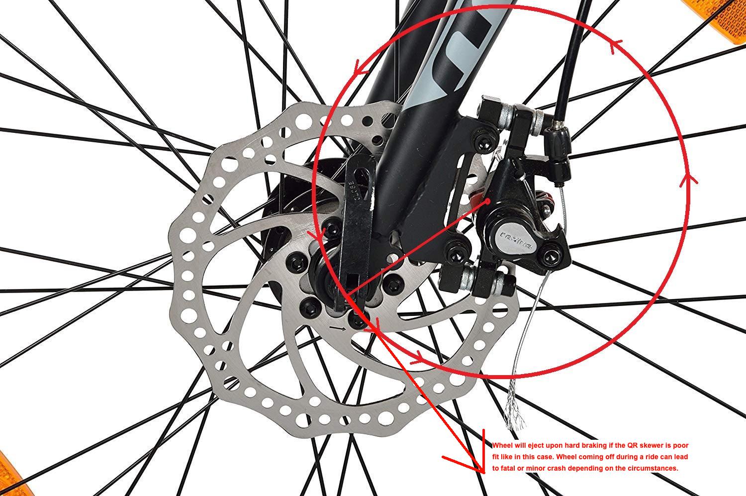 Can disc brakes cause front quickrelease to loosen? Bicycles Stack Exchange