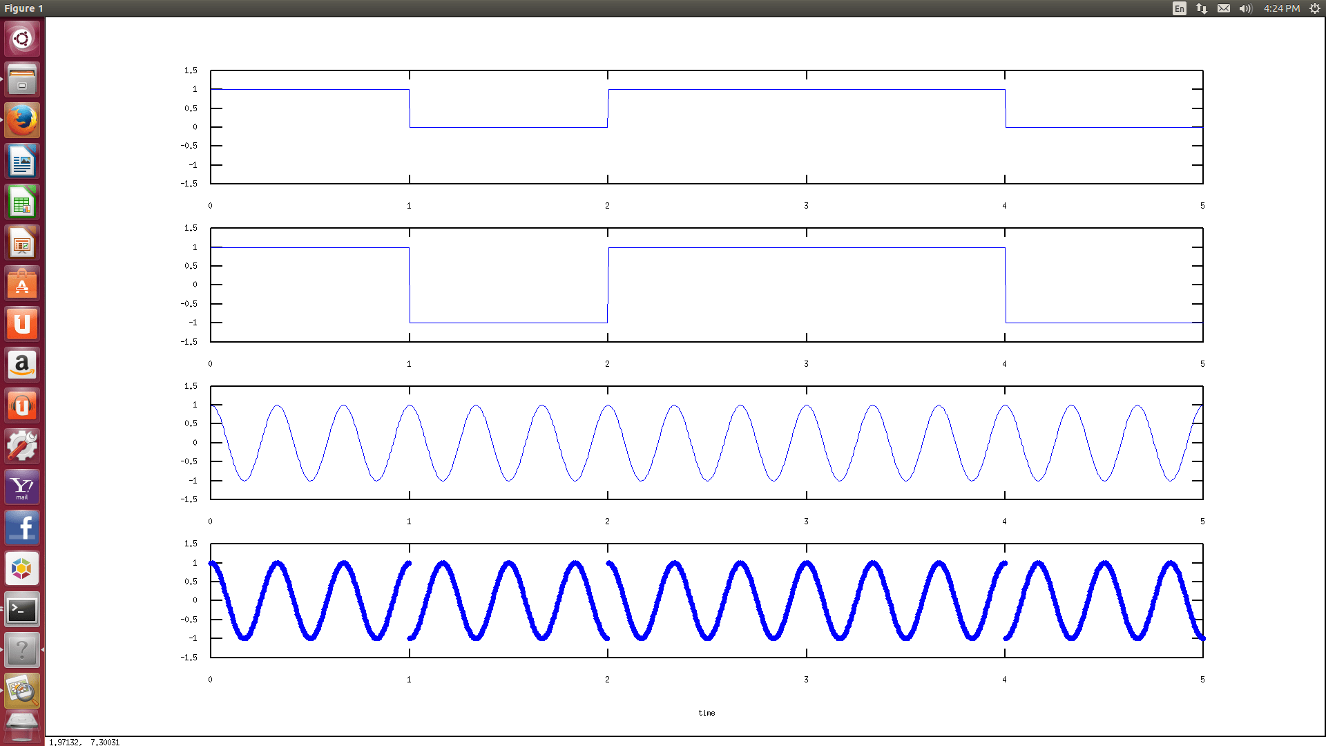 numpy Matlab to Python code conversion Binary phaseshift keying