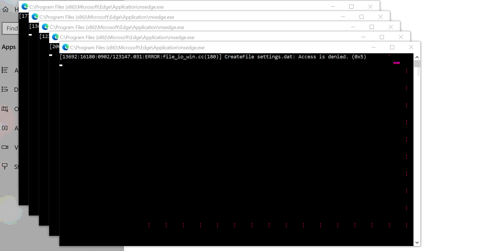 python 3.x I am using Microsoft Edge Chromium with