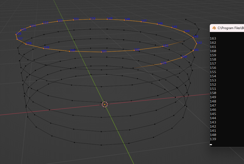 python shortest_path_select Return vertices sorted Blender Stack