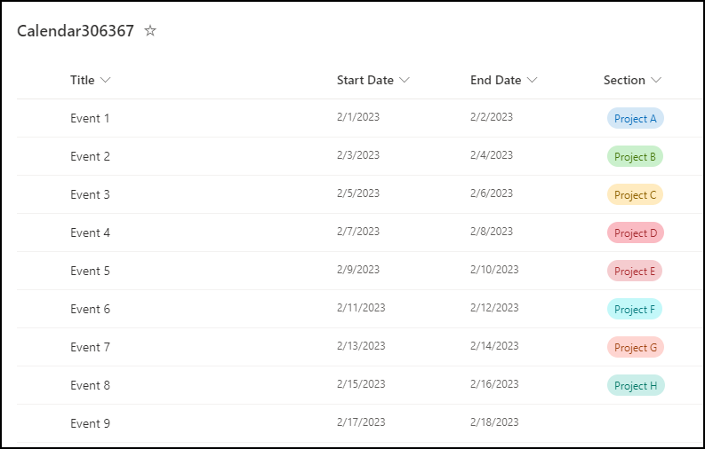 sharepoint online Colorful Modern Calendar Not Working SharePoint