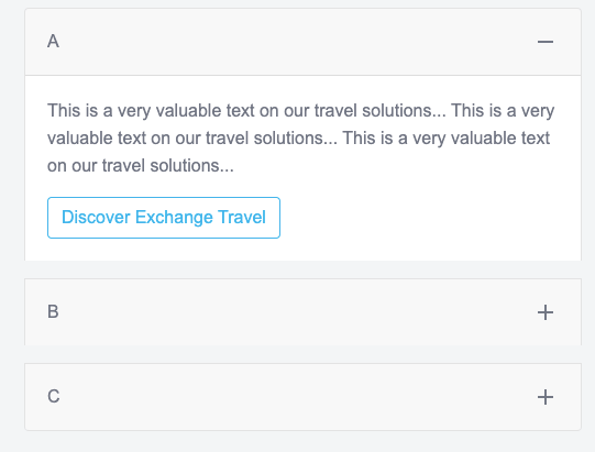 html Bootstrap 4 Accordion Cards with margin no bottom footer
