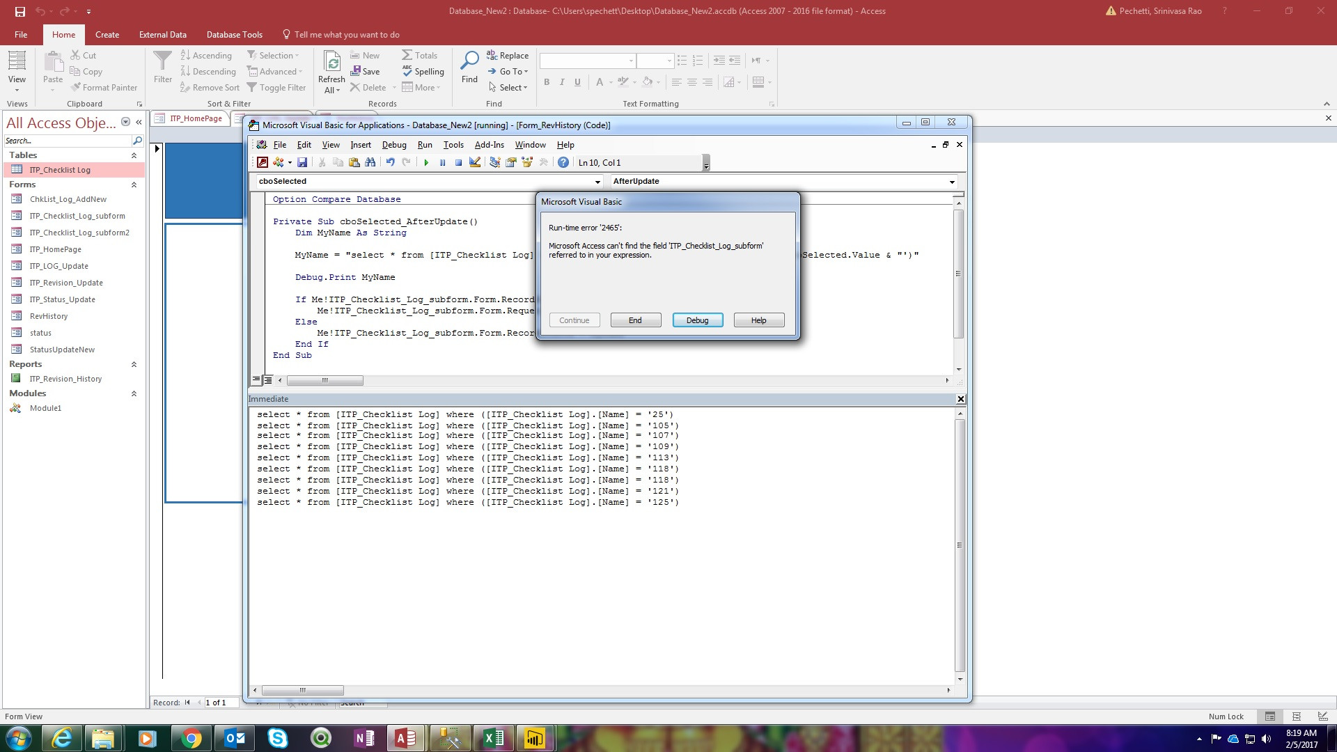 vba Access SubForm selection depends on Combo box Stack Overflow