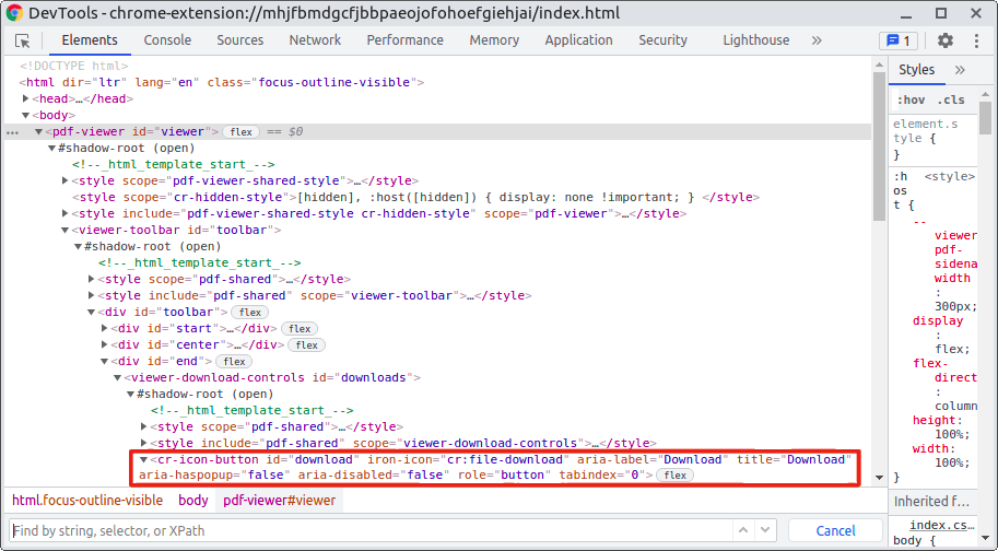 html Reach for the nested element using Selenium Driver (Java