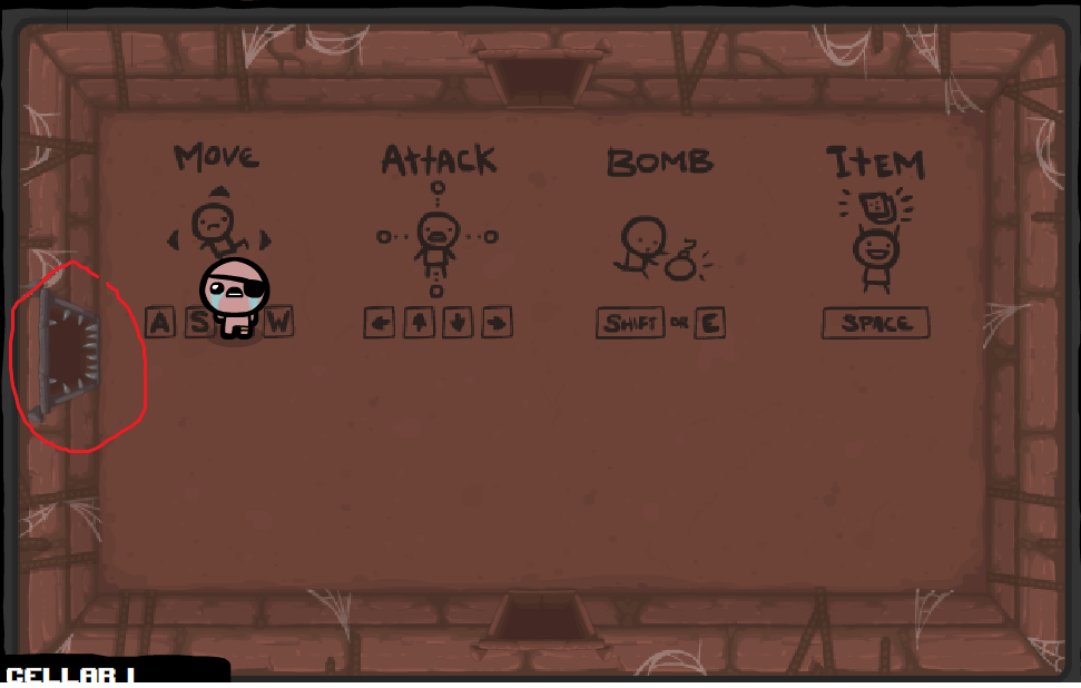 the binding of isaac wrath of the lamb Why does this door have teeth