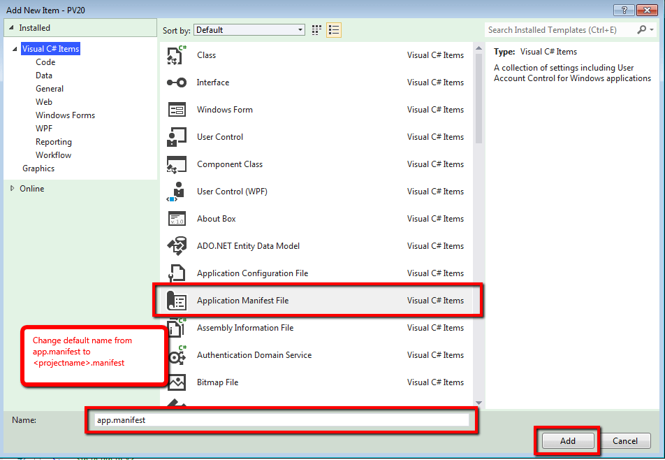 c How do I create/edit a Manifest file? Stack Overflow