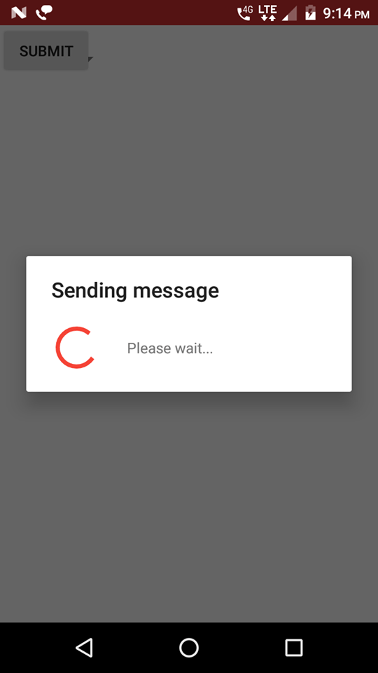 java App crashes while trying to send email without