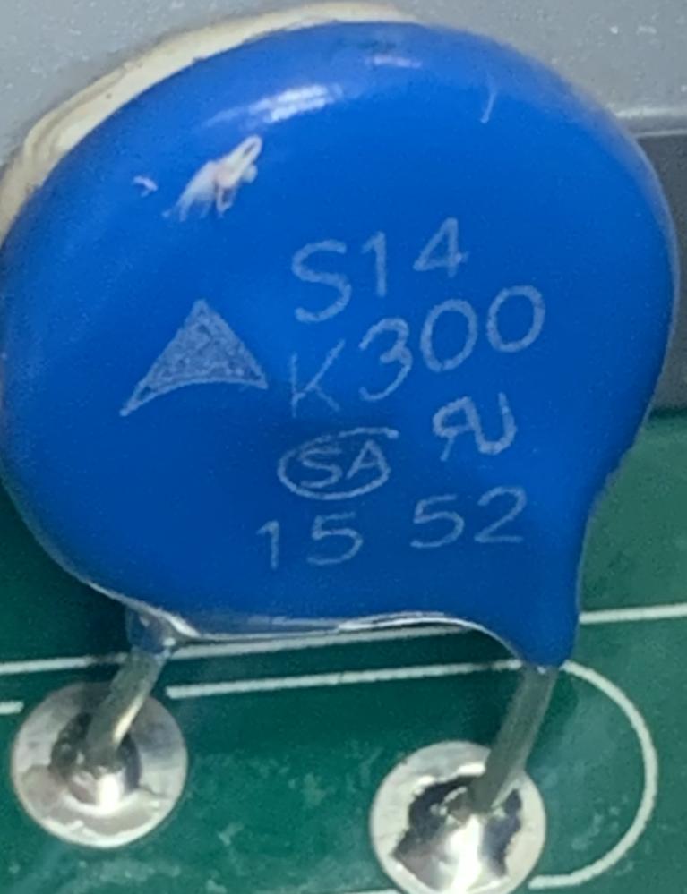 identification Identifying a couple of varistors Electrical