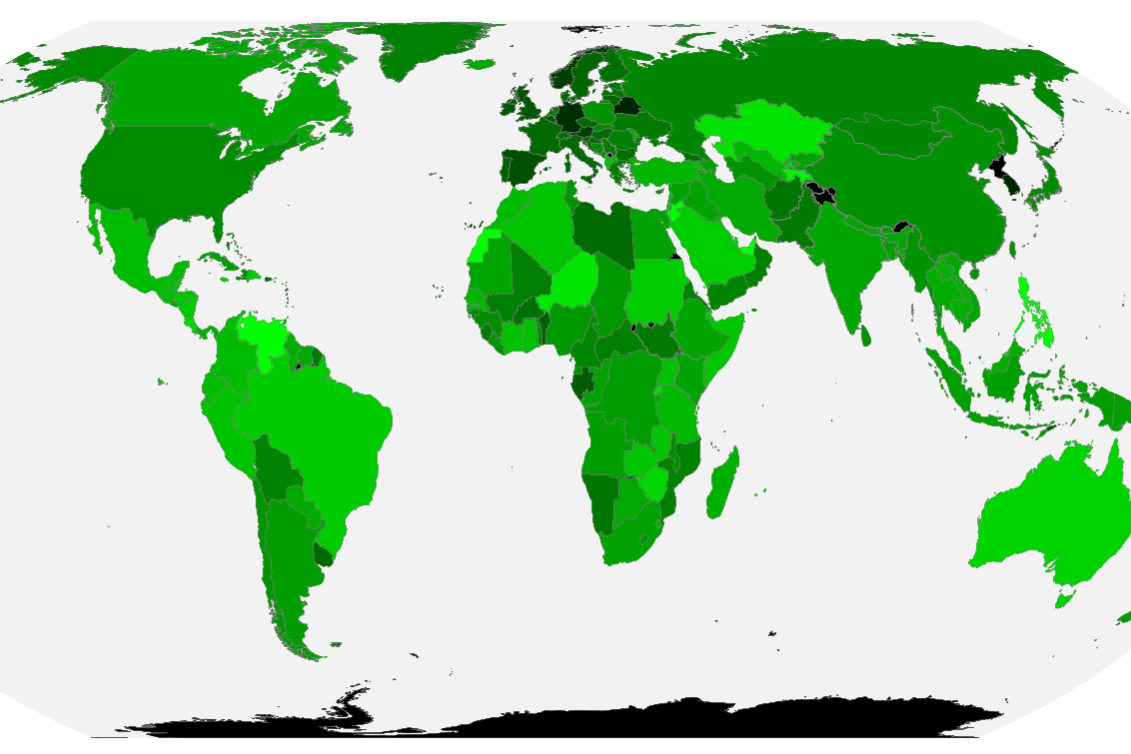 How to change map color by current zoom level with mapbox gl js
